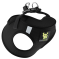 Load image into Gallery viewer, EcoBark Step In Dog Harness - XXXS to Small Breeds- Reflective Soft Mesh Harness for Teacup, Small Dogs and Puppies / Black
