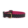 Load image into Gallery viewer, Black and White Dot Dog Collar
