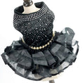 Load image into Gallery viewer, Bling Black Dog Party Dress - Southlake Paws
