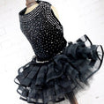 Load image into Gallery viewer, Bling Black Dog Party Dress - Southlake Paws
