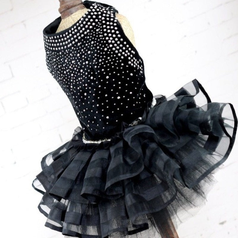 Bling Black Dog Party Dress - Southlake Paws