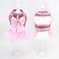 Load image into Gallery viewer, Bling Dog Harness Dress & Leash Set
