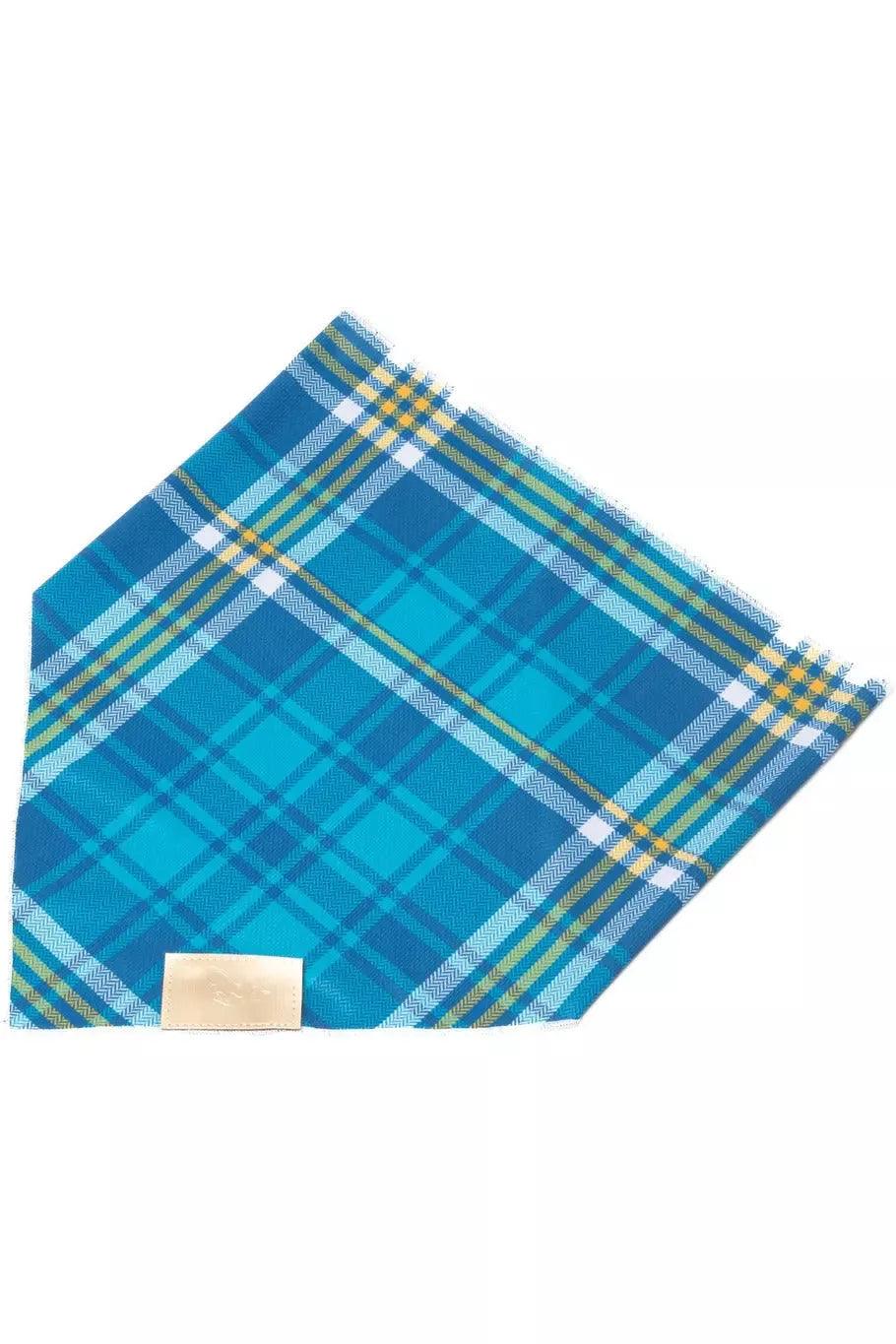 Blue Spruce Plaid Dog Bandana - Southlake Paws