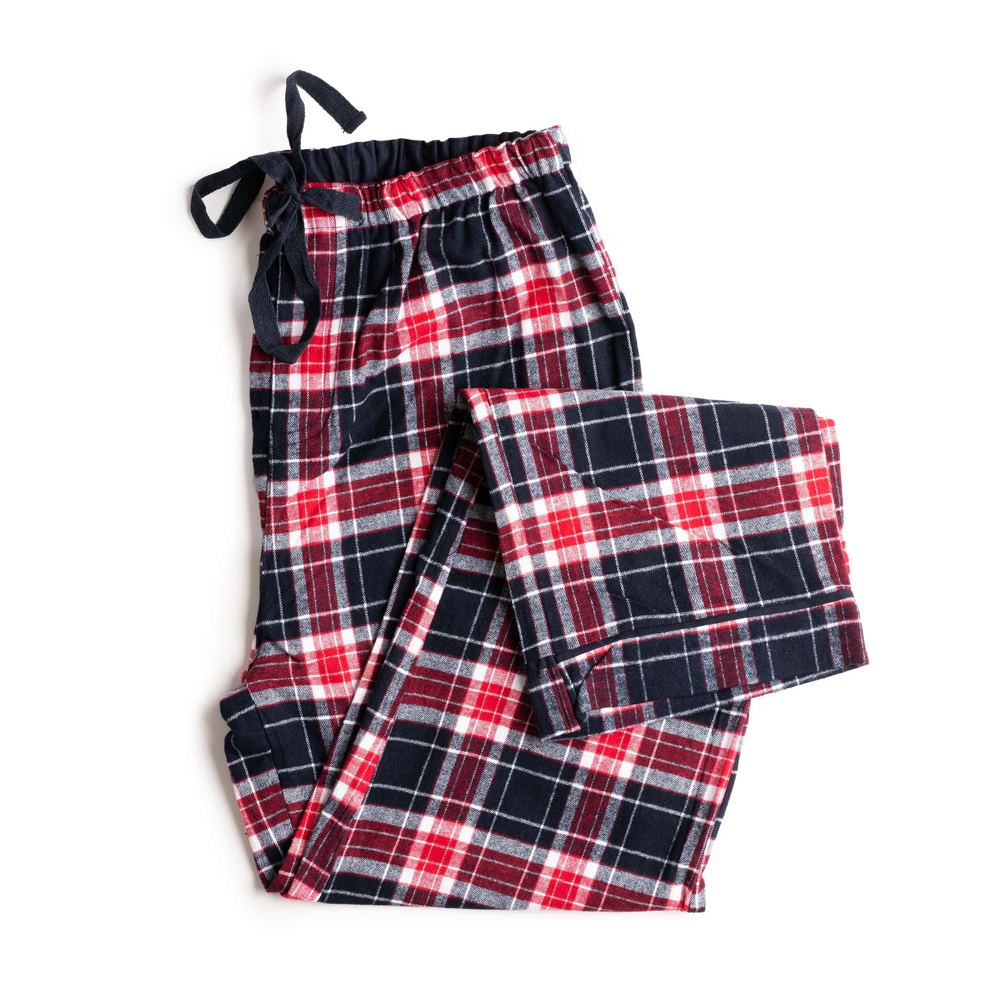 Blue Plaid Flannel Matching Human Pajamas