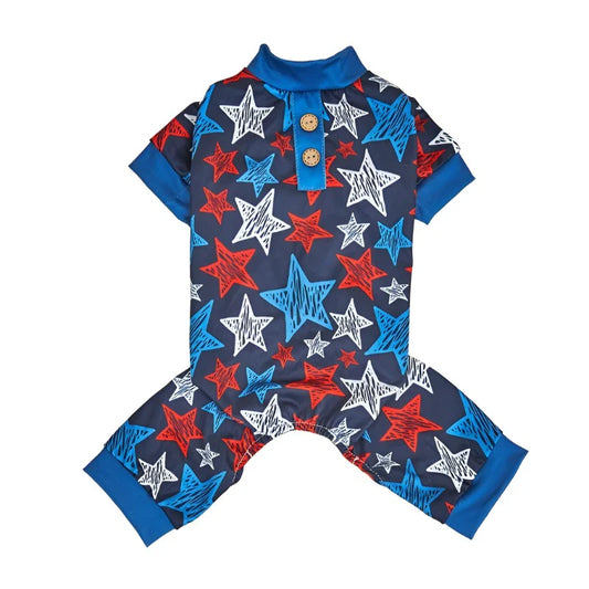 Americana Stars & Stripes Dog PJs - Southlake Paws