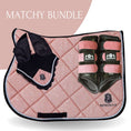 Load image into Gallery viewer, Rose Quartz Saddle Pad Set
