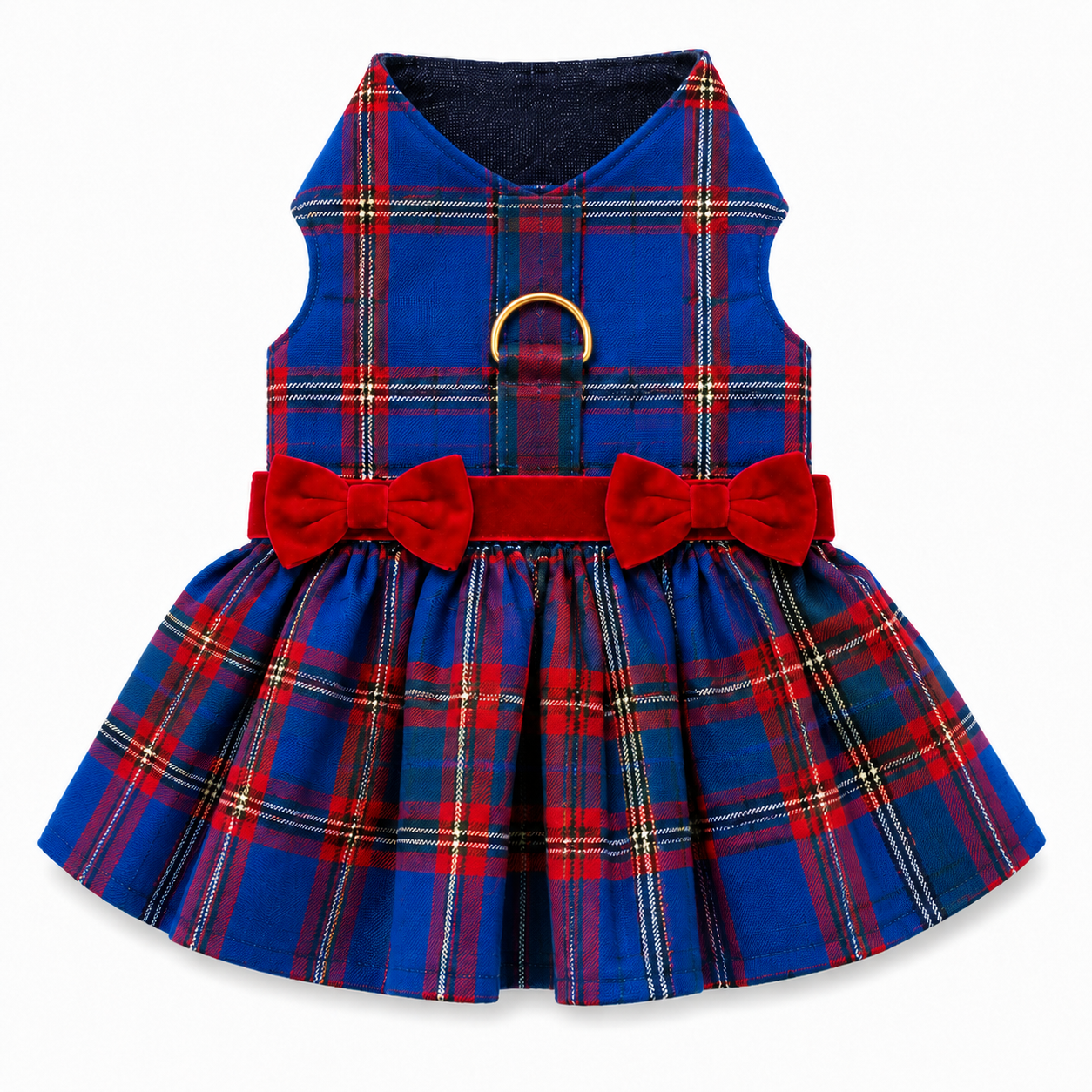 Red/Blue Plaid Dress