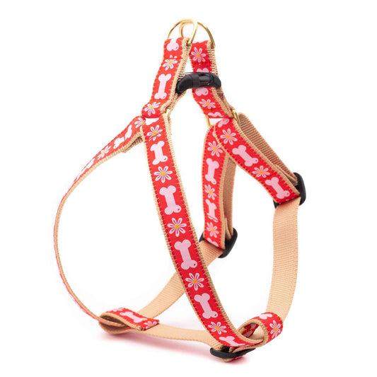 Bones in Bloom Dog Harness