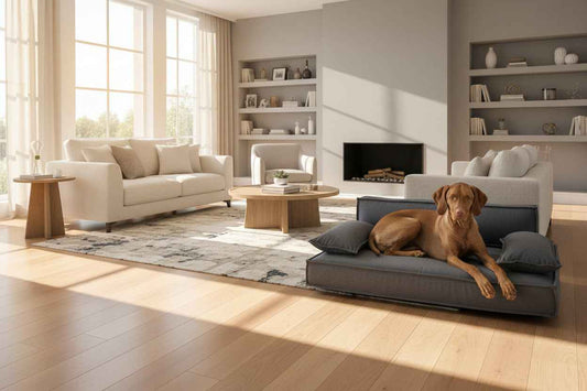 Bowsers Scandinave Flint Pet Sofa - Furniture-Level Comfort for Dogs