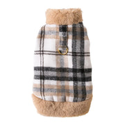 Plaid Dog Dress Coat 