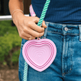 Load image into Gallery viewer, Bubblegum Heart Collapsible Bowl
