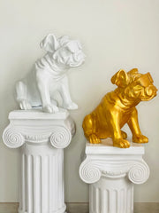 Bulldog with Shades Statue