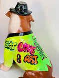 Load image into Gallery viewer, Bulldog with luxury Hat Statue
