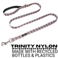 Load image into Gallery viewer, EcoBark Tan Plaid Dog Leash by Southlake Paws, featuring padded comfort grip and made from recycled materials. Available in 4
