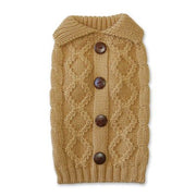 Button Cable Sweater