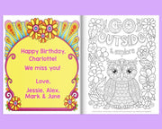 More Good Vibes Coloring Book Customized