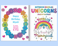 Load image into Gallery viewer, Notebook Doodles Unicorns Customized

