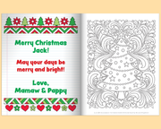 Notebook Doodles Christmas Customized