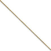 14k Yellow Gold Horseshoe Necklace in Polished