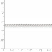 1mm Sterling Silver Classic Solid Cable Chain Necklace