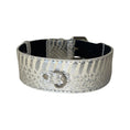 Load image into Gallery viewer, Stunning Silver Snake Classic Collar With Silver Classic Hardware
