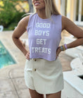 Load image into Gallery viewer, Good Boys Get Treats Crop Tank | Gift for Dog Moms | Made in USA
