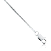 1mm Sterling Silver Snake Chain Necklace