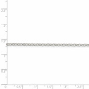 2.25mm Sterling Silver, Fancy Pendant Chain Necklace, 20 Inch