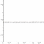 1.4mm Sterling Silver, Twisted Serpentine Chain Necklace