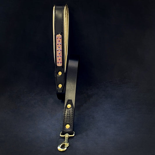 The Candy Dog Leash Black