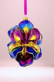 Caprice Iris Polish Glass Ornament