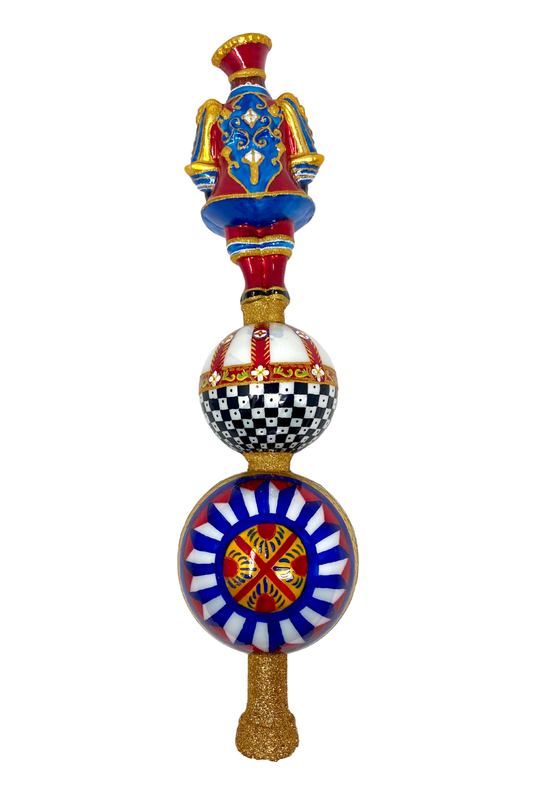 Carretto King Finial Tree Topper - Southlake Paws