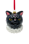 Load image into Gallery viewer, Lunar Cat Polish Glass Ornament 
