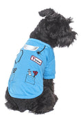 Load image into Gallery viewer, Parisian Pet 'Dr. Woof' Halloween Costume for Dogs & Cats – Fun Pet Costume, Dog Doctor Outfit for Halloween, Light Blue
