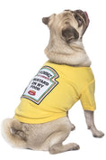 Load image into Gallery viewer, Parisian Pet 'Mustard Licker' Halloween Costume for Dogs & Cats – Adorable Mustard Dog Costume, Pet Halloween Outfit, Yellow
