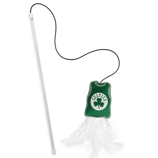 Boston Celtics Team Jersey Wand With Catnip