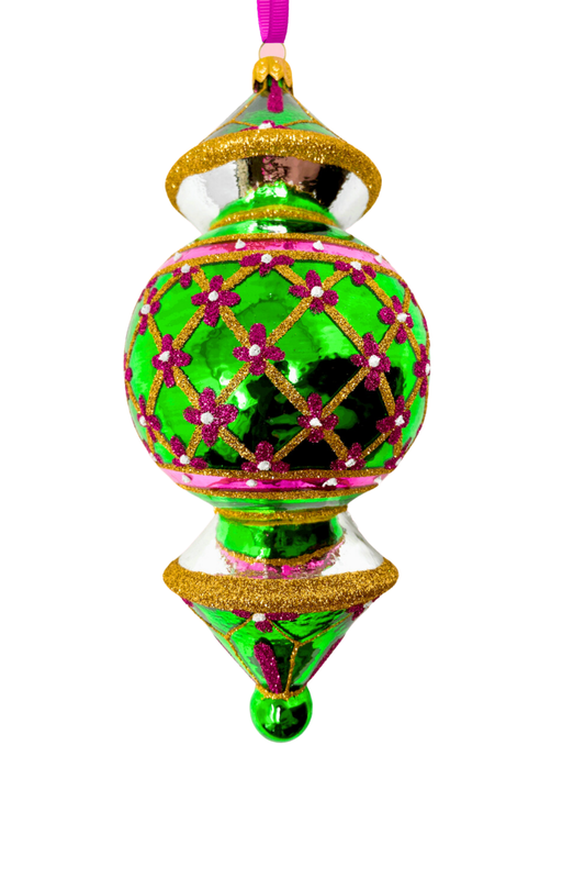 Chicago Reflector Glass Ornament - Southlake Paws