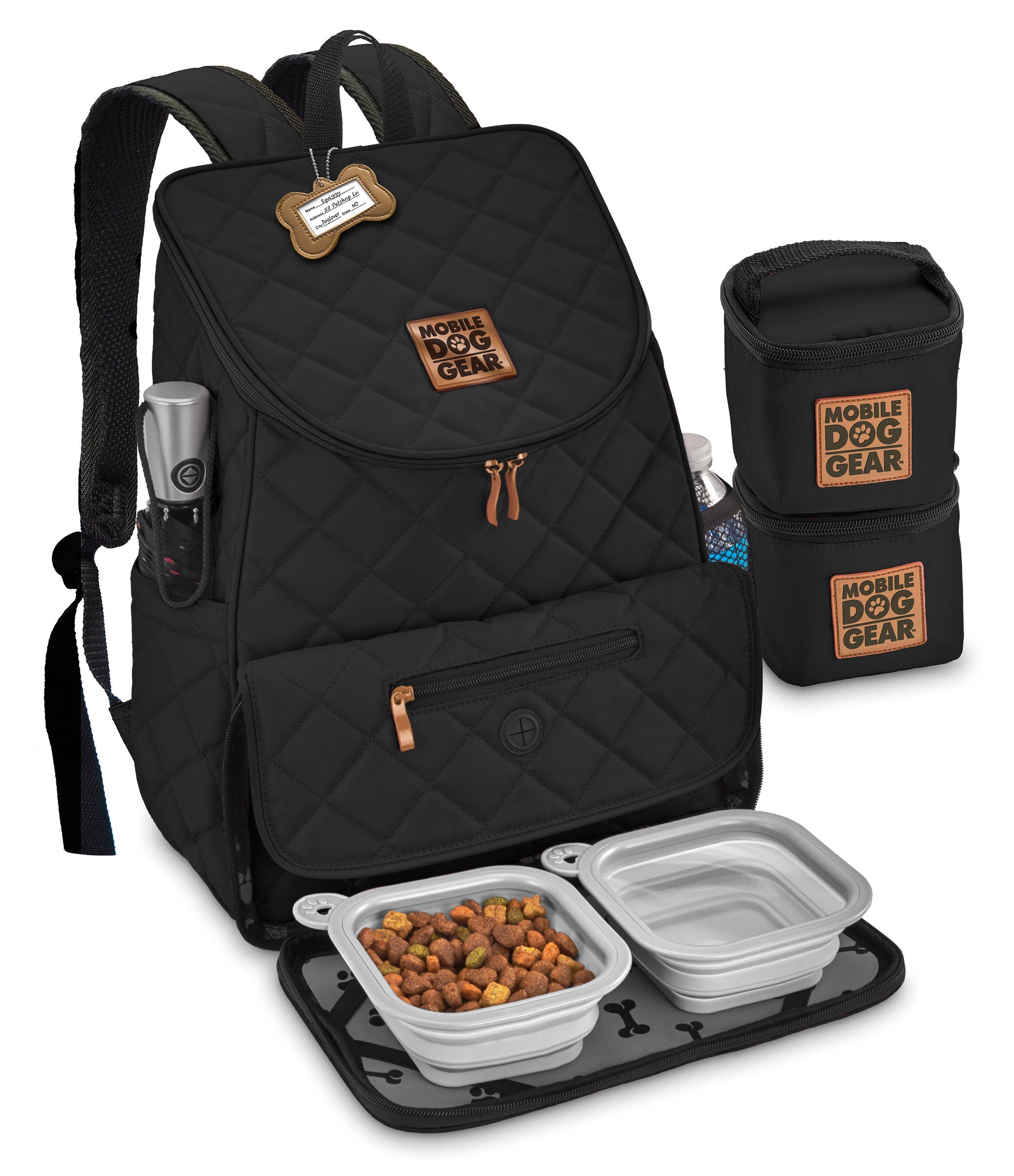 Personalized Weekender Backpack Black