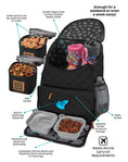 Load image into Gallery viewer, Personalized Weekender Backpack Black
