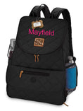 Load image into Gallery viewer, Personalized Weekender Backpack Black
