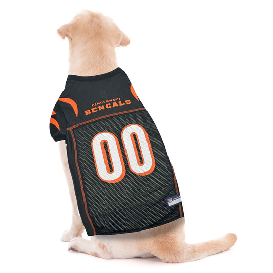 NFL Cincinnati Bengals Striped Mesh Dog Jersey