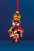 Load image into Gallery viewer, Cinnamon Spice Snowman Glass Ornament - Southlake Paws
