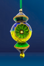 City of Lights Reflector Glass Ornament