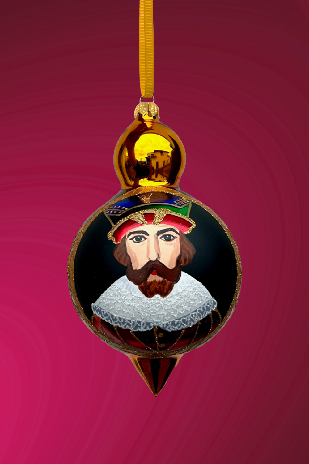 Claudio Sicilian Carretto Glass Bauble - Southlake Paws
