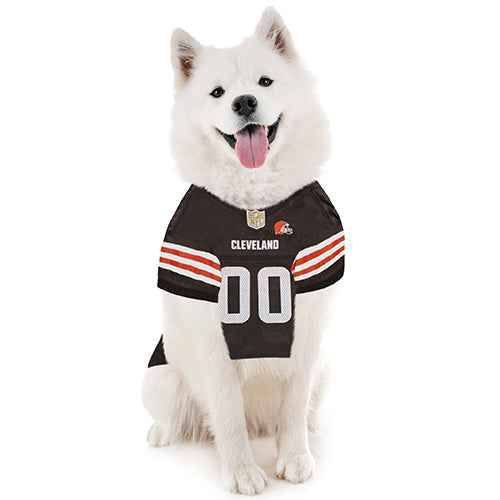NFL Cleveland Browns Striped Mesh Dog Jersey