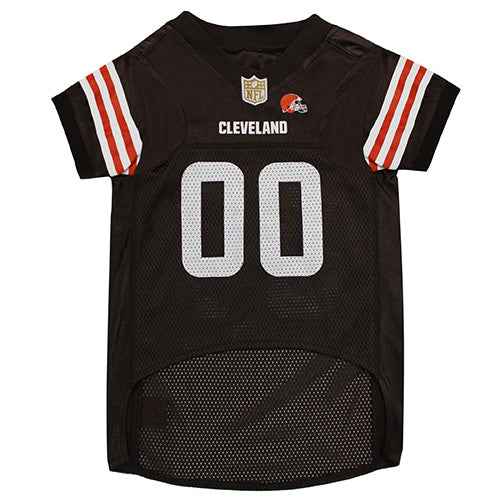 NFL Cleveland Browns Striped Mesh Dog Jersey