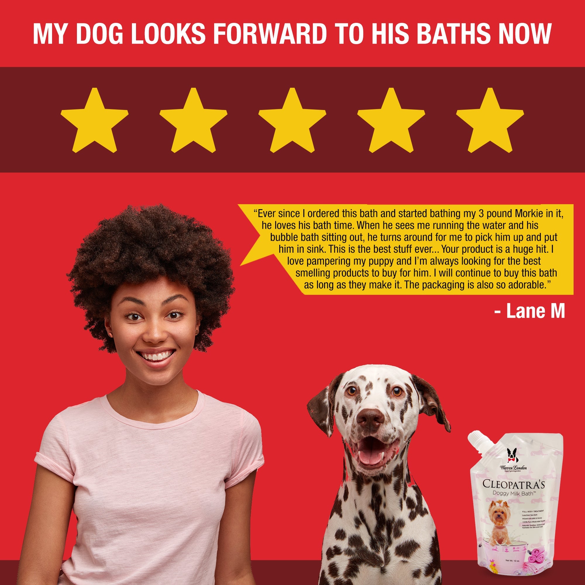Cleopatra's Doggy Milk Bath - Southlake Paws