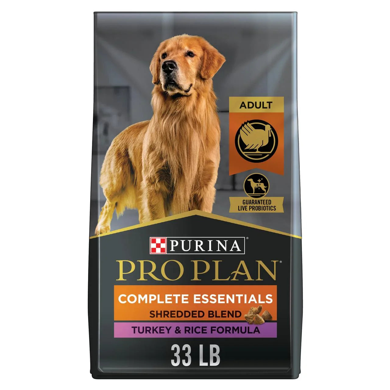 Pro Plan Adult Complete Essentials Turkey & Rice Probiotic Dry Dog Food 