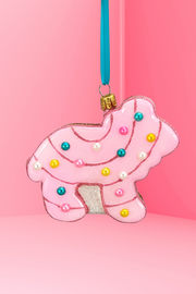 Cookie Lion Polish Glass Christmas Ornament 