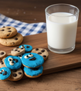 Load image into Gallery viewer, Organic Peanut Butter Cookie Monster Dog Treats
